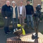 Bild vom Aufstellen der Gans